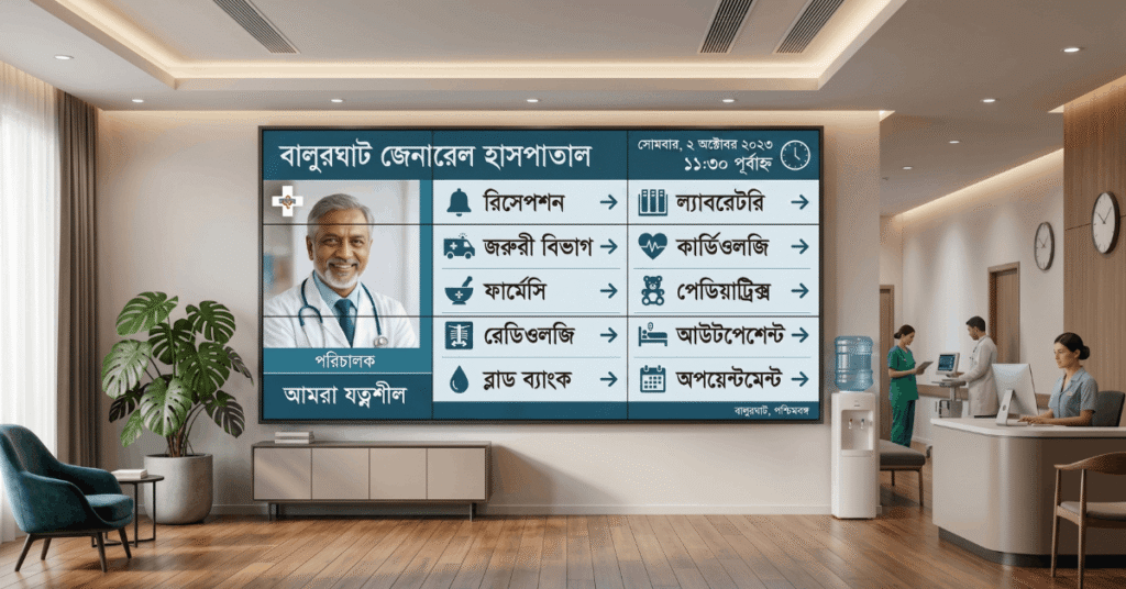 Healthcare Digital Signage in Hospitals